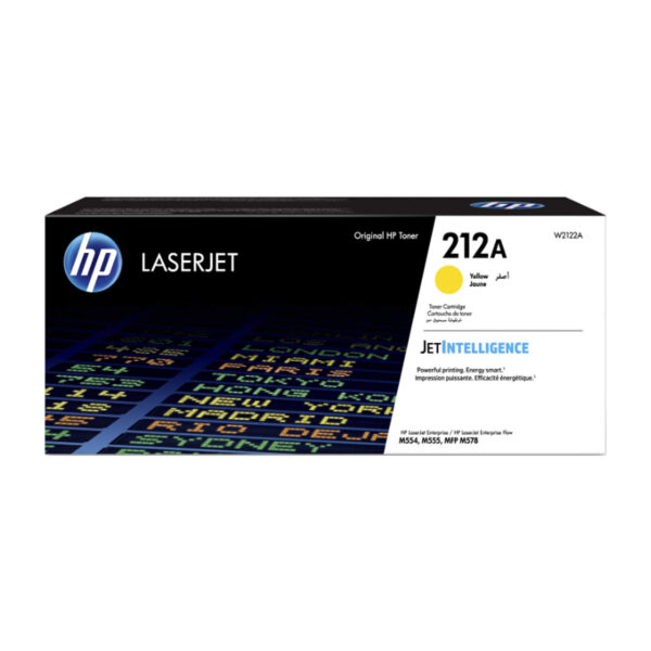 TONER HP W2122A 212A L.J. M555 YELLOW 4,500 PGS