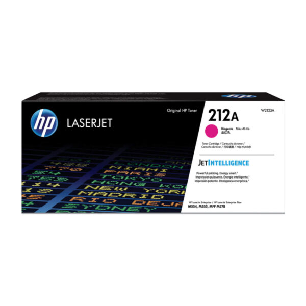 TONER HP W2123A 212A L.J. M555 MAGENTA 4,500 PGS