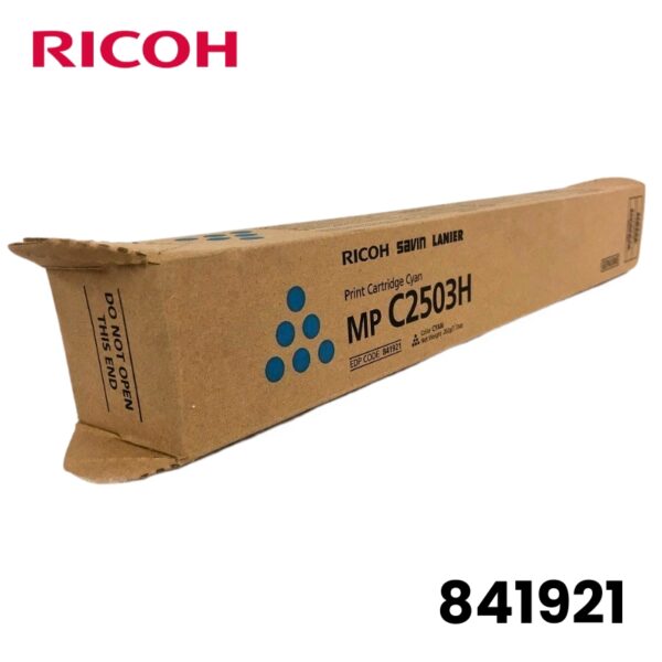 Toner Ricoh 841921 Cyan MP C2503 Original