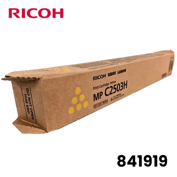 Toner Ricoh 841919 Yellow MP C2503 Original
