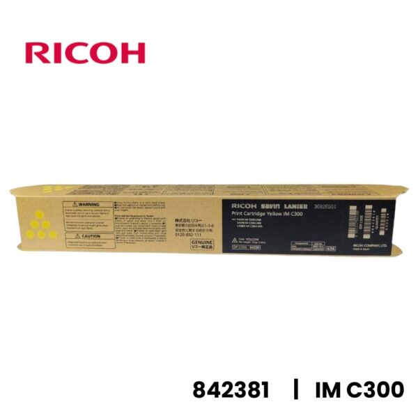 Toner Ricoh 842381 Im C300 Yellow Original
