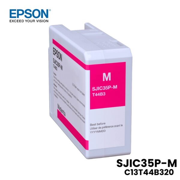 Tinta Epson C13T44B320 (SJIC35P-M) Magenta Original para ColorWorks C6000/C6500