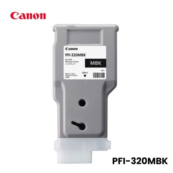 Tinta Canon PFI-320MBK Negro Mate TM-200 Original
